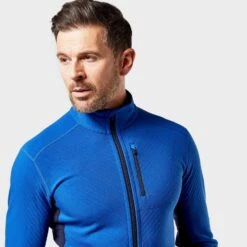 Icebreaker Men's RealFleece™ Merino Descender Long Sleeve Full Zip Jacket -Outdoor Clothing Sale go 163112 e