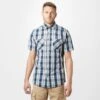Men's Checked Short-Sleeve Shirt -Outdoor Clothing Sale go 255817 a