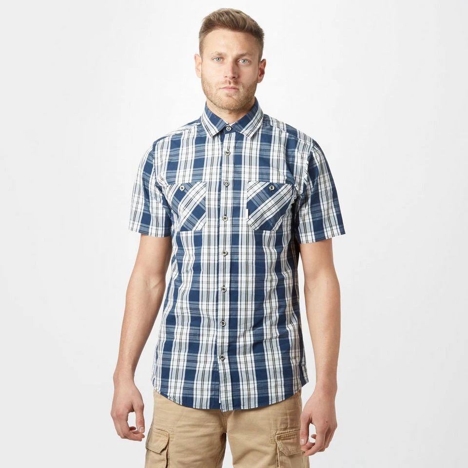 Men's Checked Short-Sleeve Shirt 3 Men's Checked Short-Sleeve Shirt