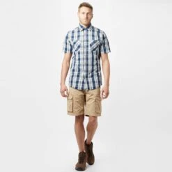 Men's Checked Short-Sleeve Shirt 10 Men's Checked Short-Sleeve Shirt -Outdoor Clothing Sale go 255817 c