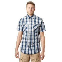 Men's Checked Short-Sleeve Shirt 13 Men's Checked Short-Sleeve Shirt -Outdoor Clothing Sale go 255817 z