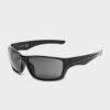 Men's Square Wrap Shiny Sunglasses