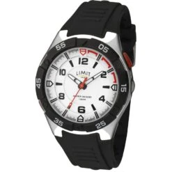 Torch Watch Blk Strap Wht Face -Outdoor Clothing Sale go 324425 z
