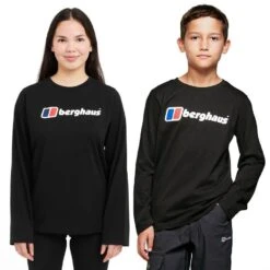 Berghaus Logo Long Sleeve T-Shirt Junior -Outdoor Clothing Sale go 349642 z