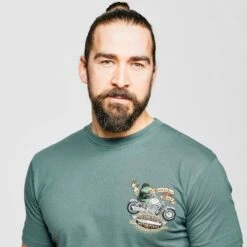 Mens' Motorcycle Frog Art T-shirt -Outdoor Clothing Sale go 377475 d