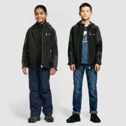 Regatta Childs Calderdale II Jacket Black/Seal Grey -Outdoor Clothing Sale go 416667 c