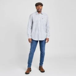 Men’s Turnberry Twill Cotton Long Sleeve Shirt -Outdoor Clothing Sale go 503172 c