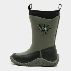 Kids Muddies Icicle 5.0 Wellingtons Charcoal