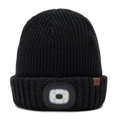 Sealskinz Waterproof Cold Weather LED Roll Cuff Beanie Hat -Outdoor Clothing Sale go 561430 z