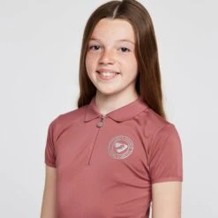 Childs Parsons Tech Polo Shirt Dusky Pink -Outdoor Clothing Sale go 575431 d