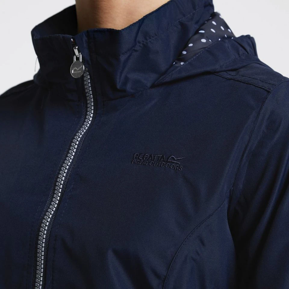 Regatta Kids Talei Waterproof Jacket Navy 8 Regatta Kids Talei Waterproof Jacket Navy - Image 6