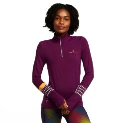 RONHILL Women’s Tech Afterhours Half Zip Tee -Outdoor Clothing Sale go 576061 z