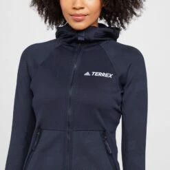 Adidas TERREX Women’s Tech Flooce Hooded Hiking Fleece Jacket -Outdoor Clothing Sale go 576908 d