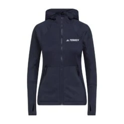 Adidas TERREX Women’s Tech Flooce Hooded Hiking Fleece Jacket -Outdoor Clothing Sale go 576908 u