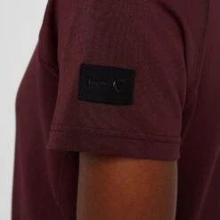 Womens Tiana Pique Short Sleeve Polo Shirt Burgundy Red Mahogany -Outdoor Clothing Sale go 576939 e