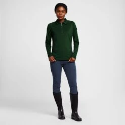 Womens Tiana Pique Long Sleeve Polo Shirt Mountain View Green 12 Womens Tiana Pique Long Sleeve Polo Shirt Mountain View Green -Outdoor Clothing Sale go 576941 c