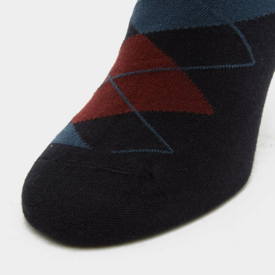 Womens Alana Check Riding Socks Dark Navy/Burgundy Red Mahogany 7 Womens Alana Check Riding Socks Dark Navy/Burgundy Red Mahogany - Image 5