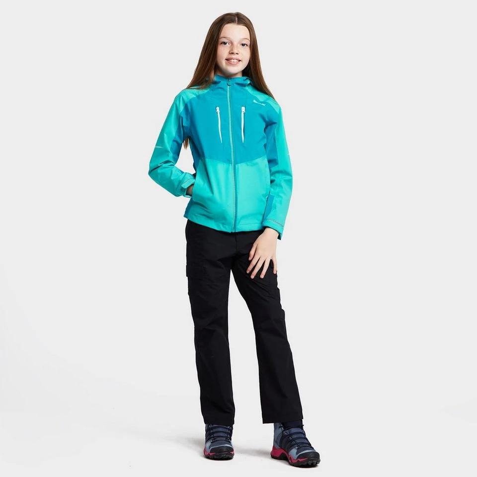 Regatta Kids' Highton III Waterproof Jacket Turquoise/Enamel 5 Regatta Kids' Highton III Waterproof Jacket Turquoise/Enamel - Image 3