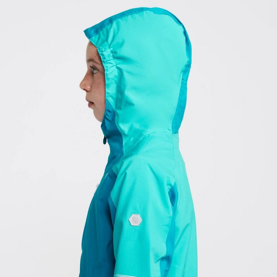 Regatta Kids' Highton III Waterproof Jacket Turquoise/Enamel 7 Regatta Kids' Highton III Waterproof Jacket Turquoise/Enamel - Image 5