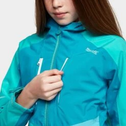 Regatta Kids' Highton III Waterproof Jacket Turquoise/Enamel 21 Regatta Kids' Highton III Waterproof Jacket Turquoise/Enamel -Outdoor Clothing Sale go 577275 g