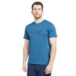 Rab Men’s Stance Sketch Short Sleeve T-Shirt -Outdoor Clothing Sale go 594932 z