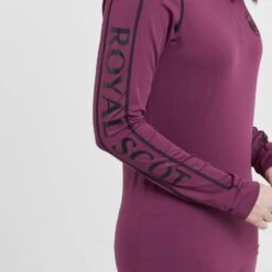 Women’s Long Sleeve Base Layer In Wine -Outdoor Clothing Sale go 600888 f