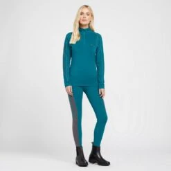 Women's Full Seat Riding Tights In Ocean Blue -Outdoor Clothing Sale go 600893 c
