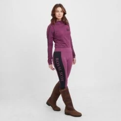 Women's Full Seat Riding Tights In Wine -Outdoor Clothing Sale go 600894 c