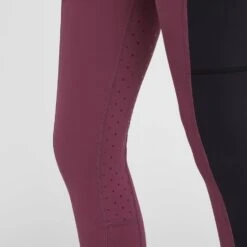 Women's Full Seat Riding Tights In Wine -Outdoor Clothing Sale go 600894 g