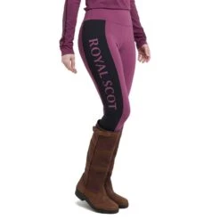 Women's Full Seat Riding Tights In Wine -Outdoor Clothing Sale go 600894 z