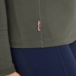 Women's Team Long Sleeved Base Layer Khaki -Outdoor Clothing Sale go 614476 g