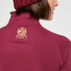 Women's Team Long Sleeve Base Layer In Mulberry -Outdoor Clothing Sale go 614477 e