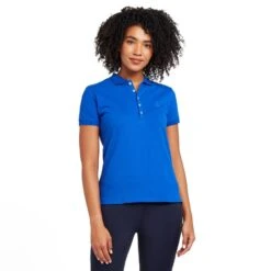 Dublin Womens Lily Cap Sleeve Polo Blue -Outdoor Clothing Sale go 616068 z