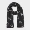 Platinum Womens Blaze Viscose Scarf Black Dogs -Outdoor Clothing Sale go 618457 a