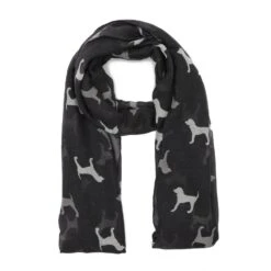 Platinum Womens Blaze Viscose Scarf Black Dogs -Outdoor Clothing Sale go 618457 z