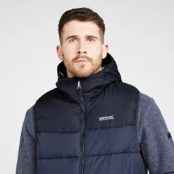 Regatta Men’s Nevado Heavyweight Gilet In Black Dark Grey -Outdoor Clothing Sale go 618872 f