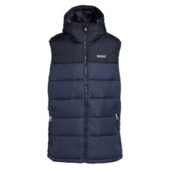 Regatta Men’s Nevado Heavyweight Gilet In Black Dark Grey -Outdoor Clothing Sale go 618872 u