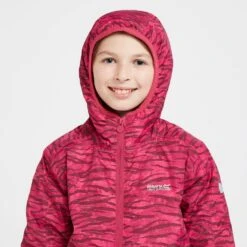 Regatta Kids Volcanics VI Jacket Pink Camo -Outdoor Clothing Sale go 618888 d