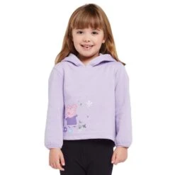Regatta Kids Peppa Pig Hoody Lilac -Outdoor Clothing Sale go 618897 z