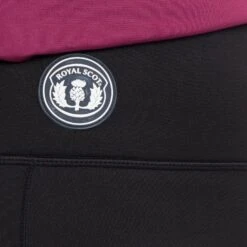 Women's Knee Patch Riding Leggings In Black -Outdoor Clothing Sale go 629877 d