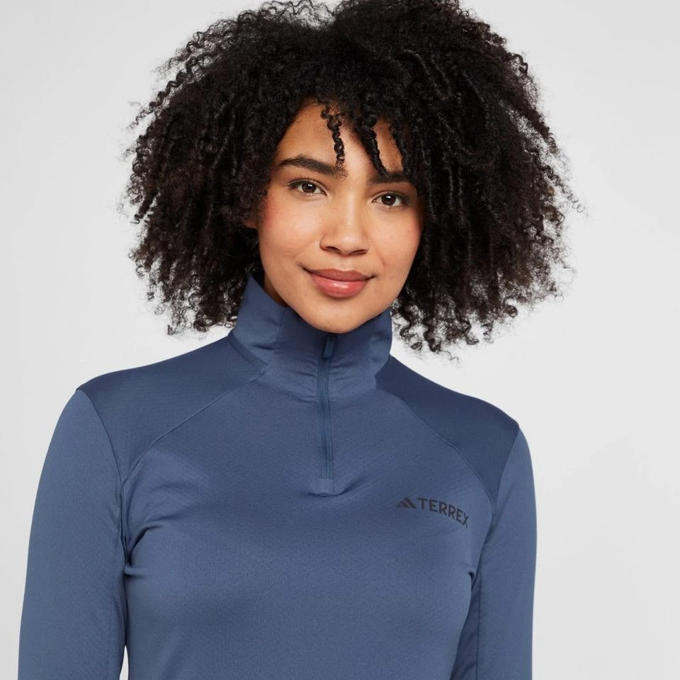 ADIDAS Women’s Multi Half-Zip Top 6 ADIDAS Women’s Multi Half-Zip Top - Image 4