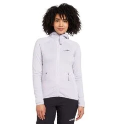 ADIDAS Women’s Tech Flooce Lightweight Hooded Jacket -Outdoor Clothing Sale go 633917 z