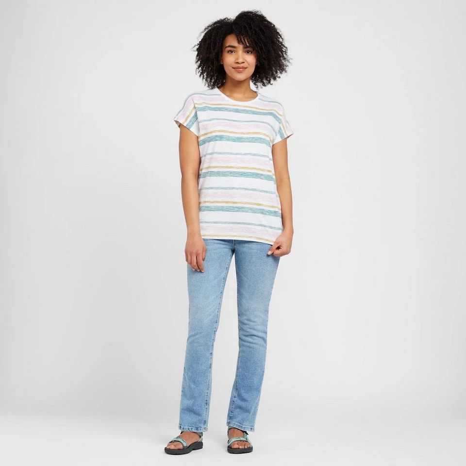 Women’s Sora Organic Stripe T-Shirt 5 Women’s Sora Organic Stripe T-Shirt - Image 3