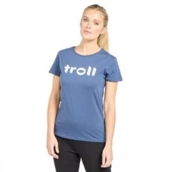 TROLL Women’s Back Logo T-Shirt -Outdoor Clothing Sale go 675612 z